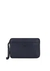 Piquadro Men's Pouch For Ipad Mini Man  Ac6156mosr-blue Blue In Blue