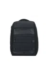 Piquadro Modular Zipped Panelled Backpack In Black