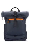 Piquadro Navy Blue Logo Backpack