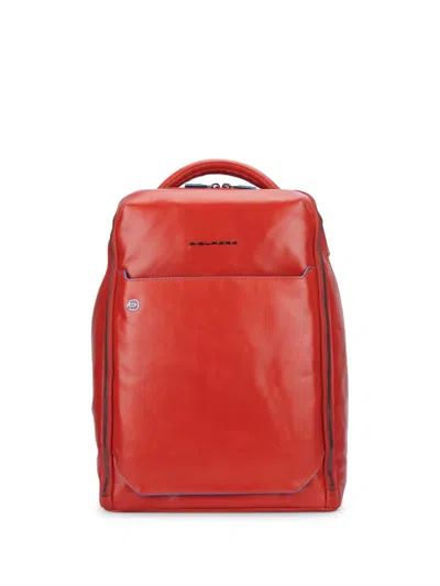 Piquadro Padded Backpack In 橘色