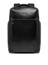 Piquadro Pc Backpack 14 To 2 Compartments In Black