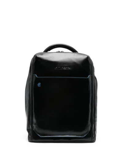 Piquadro Personalizable Backpack In Schwarz