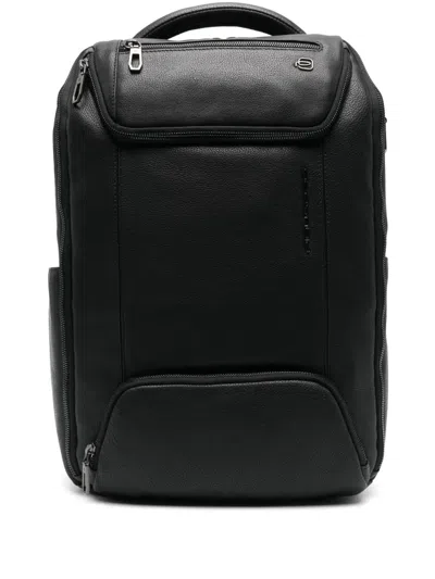 Piquadro Personalisierbarer Laptop-rucksack 14 Zoll In Schwarz