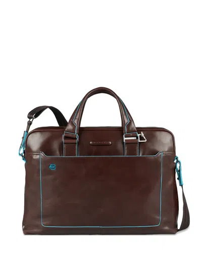 Piquadro Personalizable Laptop Bag In Pink