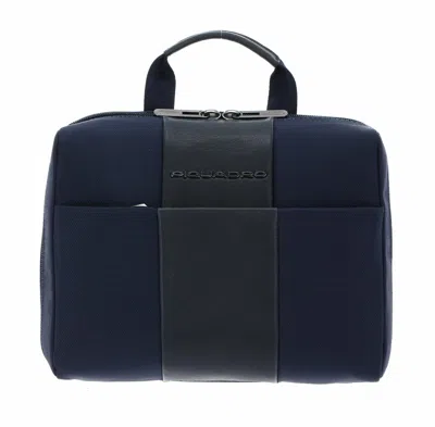 Piquadro , , Genuine Leather, Handbag, Blue, By3058br2, 26 X 20 X 9 Cm Gwlp3