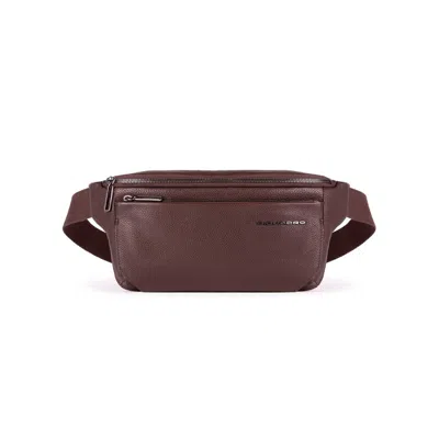 Piquadro , , Leather, Fanny Pack, Brown, For Men Gwlp3