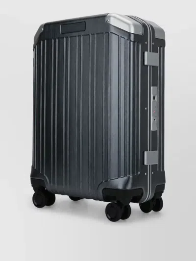 Piquadro Polycarbonate Leather Cabin Trolley