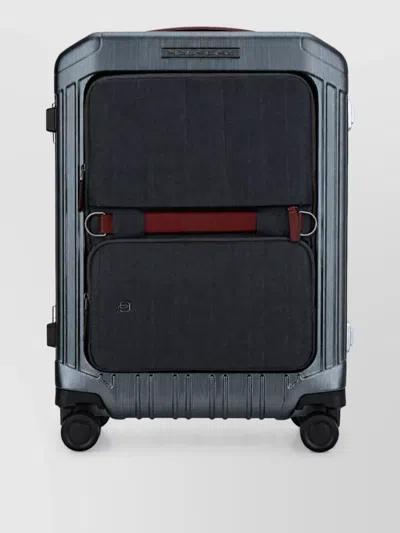 Piquadro Polycarbonate Leather Cabin Trolley