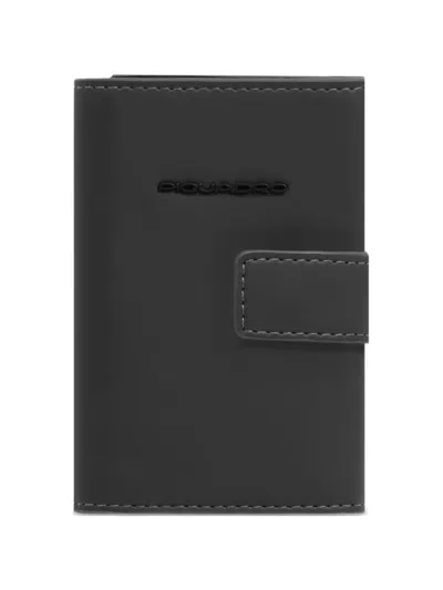 Piquadro Pop-up Card Holder In Black