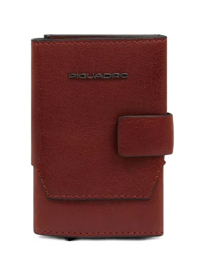 Piquadro Pop-up Card Holder In Pink