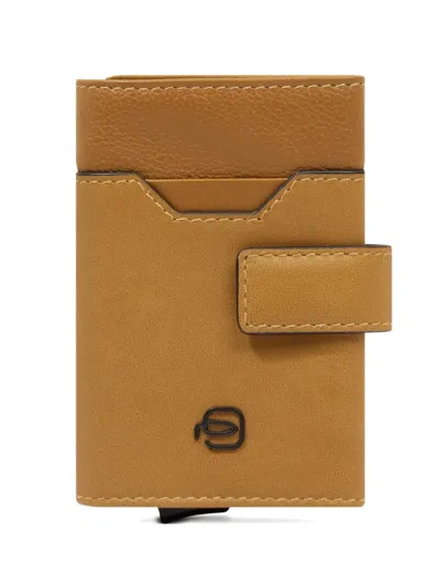 Piquadro Pop-up Cardholder In Brown
