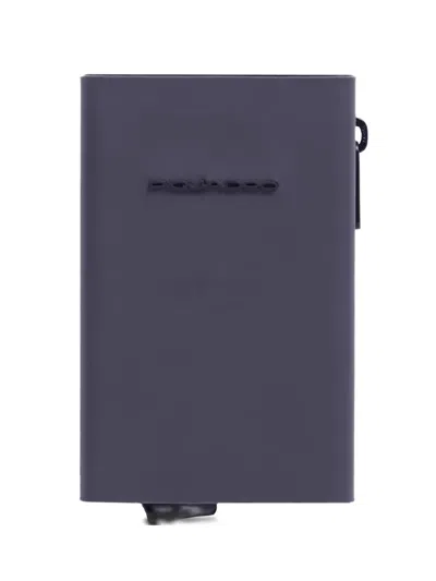 Piquadro Pop-up Zip Wallet In Gray