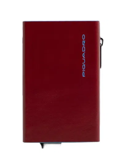 Piquadro Pop-up Zipped Wallet In Red