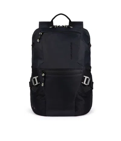 Piquadro , Pqm, Recycled Fabric, Backpack, Black, Unisex, 27 X 37 X 7 Cm Gwlp3
