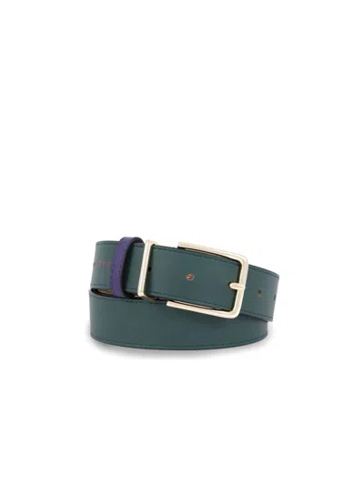 Piquadro Ray Belt In Green