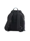 Piquadro Recycled Nylon Backpack In Black