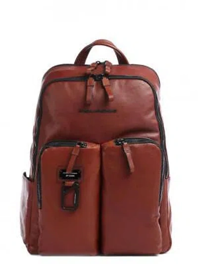 Pre-owned Piquadro Rucksack  Harper Und Führen Pc 14 In Leder Nd Wahl = P Ca3869