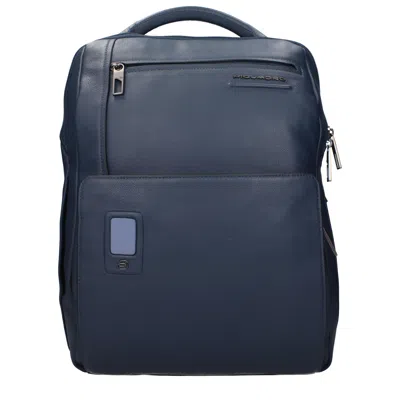 Piquadro Men's Backpacks And Pouches Blue Leather