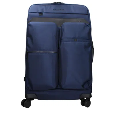 Piquadro Men's Trolley Fabric Blue