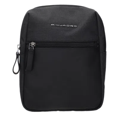 Piquadro Men's Crossbody Bag Fabric Black