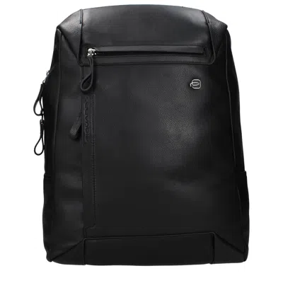 Piquadro Men's Backpacks And Waist Bags Leather Black