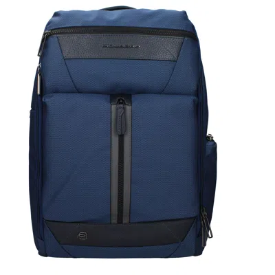 Piquadro Men's Backpacks And Waist Bags Blue Fabric