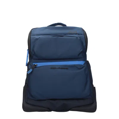 Piquadro Men's Backpacks And Pouches Blue/navy Blue Fabric