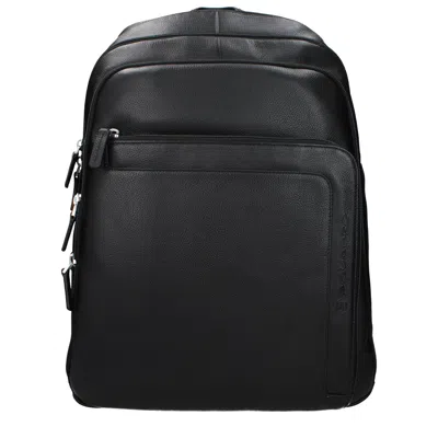 Piquadro Men's Backpacks And Waist Bags Leather Black