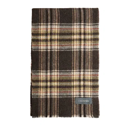 Piquadro Scarf Man  Sc6874sc23-tm Brown In Multi