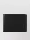 Piquadro Secure Lightweight Textured Rfid Wallet In Black