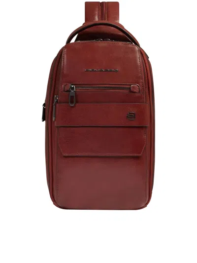 Piquadro Shoulder Bag In Brown