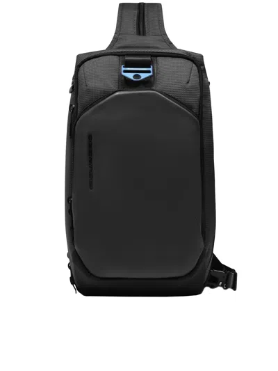 Piquadro Shoulder Bag Ipad Mini In Black