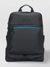 Piquadro Shoulder Straps Backpack Front Zip Side Handle