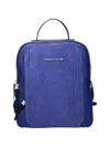 Piquadro Side-zip Backpack In Blue