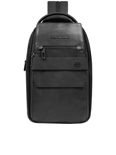 Piquadro Single Shoulder Bag In Black