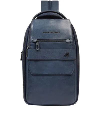 Piquadro Single Shoulder In Blue