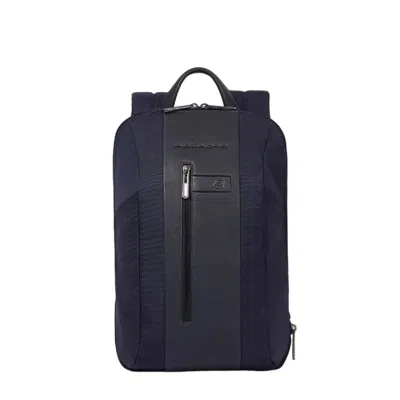 Piquadro Slim Backpack In Blue