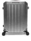 Piquadro Logo-lettering Zip-up Luggage In Grey