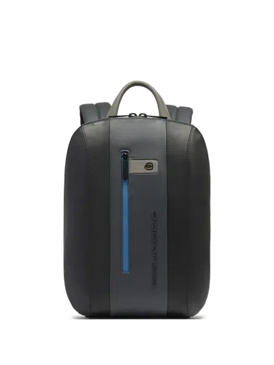 Piquadro Small Laptop Backpack In Black