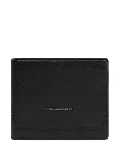 Piquadro Solm Bifold Wallet In Black