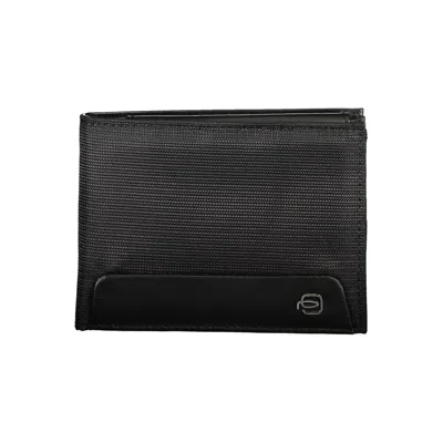 Piquadro Sophisticated Bi-fold Rfid-safe Wallet In Black
