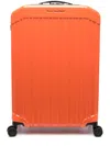 Piquadro Spinner Zipped Luggage Bag In Orange
