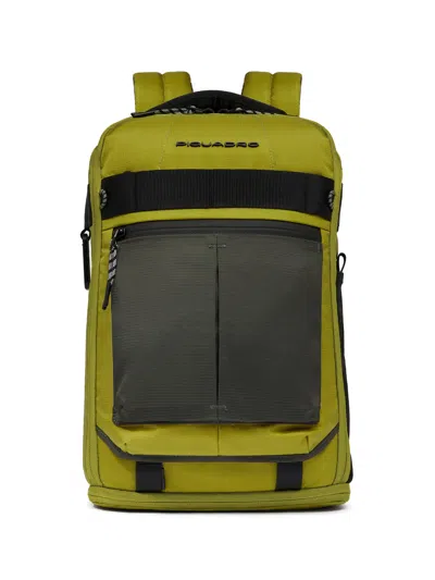 Piquadro Sports Backpack For Bikes, 15.6 Laptop In Giallo