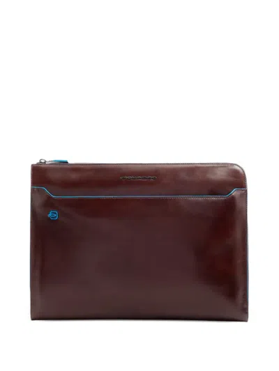 Piquadro Stow-away Handles Laptop Bag In Brown