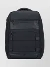 Piquadro Stylish Quilted Backpack Multiple Pockets In Black