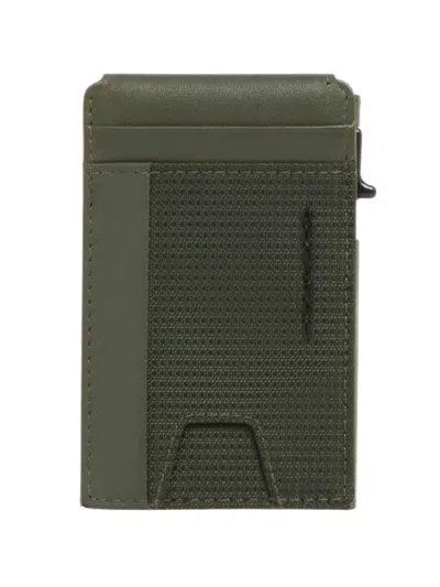 Piquadro Sync Logo-detail Cardholder In Blue