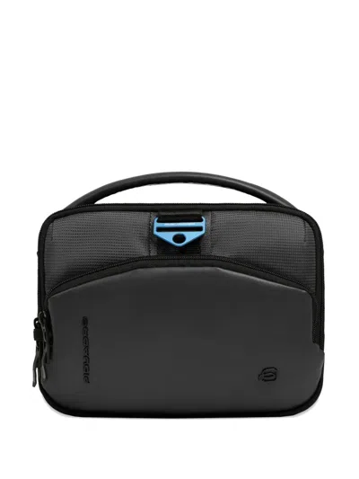 Piquadro Top-handle Shoulder Bag In Black