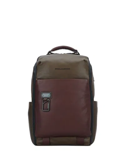 Piquadro Travel Laptop 15.6" Backpack In Brown