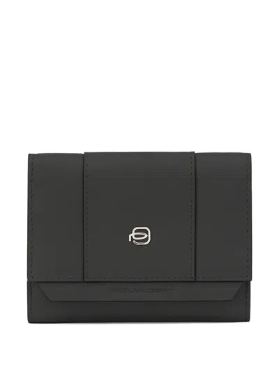 Piquadro Trifold Wallet In Blue