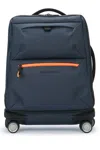 Piquadro Travel Trolley With Multiple Handles And Wheels In Blue